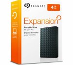 SEAGATE Expansion Portable Hard Drive - 4 TB, Black - £99.99 @ Currys