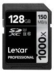 Lexar Professional 128 GB Class 10 UHS-II 1000x Speed (150 MB/s) SDXC Flash Memory Card