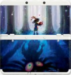 Zelda Majora's mask coveplate for new 3ds