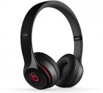 Beats Solo2 Headphones Gloss Black - Genuine Beats By Dre Headphones with 12 Months Warranty