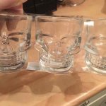 Wilko skull shot glasses (6 pack)