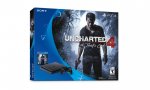 PS4 Slim 500GB Uncharted 4 Console Bundle Black (D Chassis) + free FIFA 17 + free del. (or CaC) or console + 5 games bundle £236.39