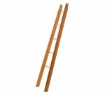 Bamboo towel ladder rail