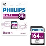Philips 64GB SDXC SD Memory Card CLASS 10 40MB/s