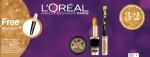 Free volume million lash mascara when you buy 3 for 2 L'Oreal Paris