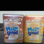 Tesco milkshake powders instore