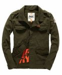 Superdry Rookie Military Blazer Dark Khaki Superdry