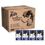 Felix As Good As It Looks Wet Cat Food Adult Pouch, 120 x 100 g - Best Ever Price (CCC)