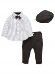 Ladybird Baby Boys 4PC Cap, Bowtie, Shirt and Trouser Set (Was from £22.00) Now