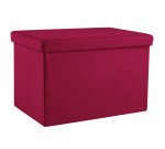 Large Fabric Ottoman - Fuschia C&C