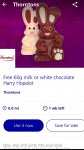 Free 60g milk or white choc Harry Hopalot
