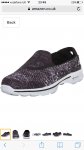 Go walk 3 Black White Only upto size x6 Plus @ Amazon / Sold by Cloggs