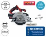 Titanium+ 18v Circular Saw with Laser and 3.0ah battery from £69.99