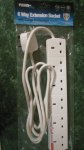 Home Bargains 6 socket extension lead with surge protection also 2m of lead. instore
