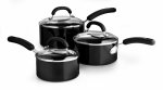 Circulon Non-Stick 3 Piece Saucepan Set