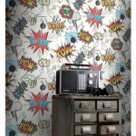 Rasch Ka Pow Wallpaper a roll - B&M (More 10p Wallpaper Clearance Available)