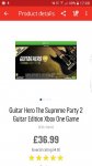 Guitar Hero The Supreme Party 2 Guitar Edition XBOX ONE