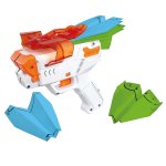 The Ultimate Paper Plane Launcher Shooter Toy - White and Orange