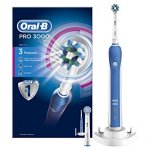 Deal of the Day Oral-B Pro 3000 CrossAction Electric Rechargeable Toothbrush Powered by Braun
