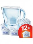 Brita Marella Water Jug + 12 Maxtra filters