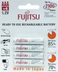 4x Fujitsu Ready to Use (rebranded Eneloop) AA + AAA Batteries