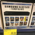 Samsung Blu-Ray player + 10 Blu-Ray films