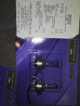 H7 headlight bulb, twin pack