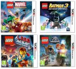 LEGO Marvel 3DS, LEGO Batman 3 3DS, LEGO Jurassic World 3DS & LEGO Movie: The Videogame 3DS Games all