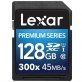 Lexar 128GB Premium II 300x SDXC UHS-I U1 Card Class 10