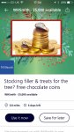 Free chocolate coins whsmith (o2 priority)