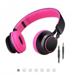 Sound Intone Kids Foldable Sound Intone Headphones @ Amazon available in Pink White Purple and Black