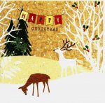 Christmas Cards (Reindeer) 30 and 10 - LIDL - Two designs and sizes