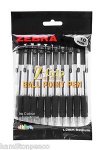 Zebra Z Grip Ballpoint Pen - Black Pack of 10 Amazon ADD ON Orders over &pound;20 Only Tesco / &pound;4.99 WH Smiths