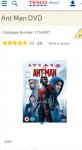 Antman DVD in