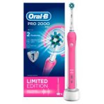 Oral b Pro 2000 Crossaction Electric toothbrush Limited Edition Pink