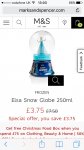 M&S Frozen bath