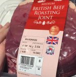 Half price beef joints at Tesco - £5.00 a kilo