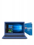 Acer Aspire E5-573 Intel® Core™ i3 Processor, 4Gb RAM, 1Tb Hard Drive, 15.6 inch Laptop with McAfee Livesafe and Optional Microsoft Office 365 Home – Blue £280.00 @ Very