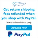 Get four FREE returns via PayPal