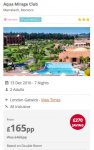 All inclusive Morocco holiday £165.00pp - incl. {From London or Manchester}- 7 nights splashworld resort, flights, bags & transfers
