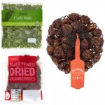 Tesco Fruit, Vegetables And Nuts offers, Curly Kale 206g 50p, Cranberries 100g 75p, Chestnuts 400g