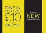 Dine in offer at M&S on again this weekend main, side, dessert and wine