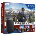 PS4 Slim 500GB Console PLUS Watchdogs 1 & 2 bundle BACK IN SALE