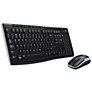 Logitech MK270 Wireless Keyboard and Mouse Combo, Black