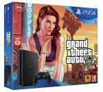 PS4 Slim 500GB + GTA V + Rise of the Tomb Raider