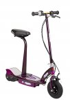 Razor E100S Seated Electric Scooter - Purple