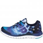 Reebok Womens ZPump Fusion Neutral Running Shoes Team Purple/California Blue/White @ M and M direct or free over £75