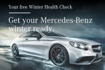 Mercedes-Benz Free Winter Health Check inc a free soft lightweight Mercedes-Benz branded fleece blanket, car wash and vacuum