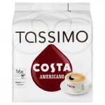 TASSIMO Costa Americano 16 T DISCs (Pack of 5, Total 80 T DISCs/pods)