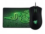 Razer Deathadder Gaming Mouse + Razer Goliath Soft Mat